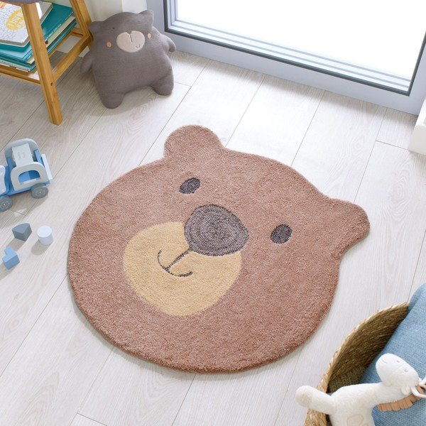 Dječji tepih Flair Rugs Bear Face, ø 70 cm-image-4
