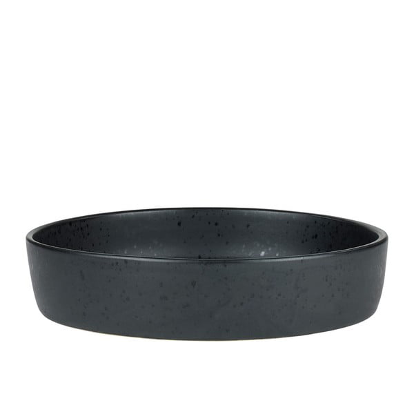 Crna zemljana zdjela za posluživanje Bitz Basics Black, ⌀ 28 cm