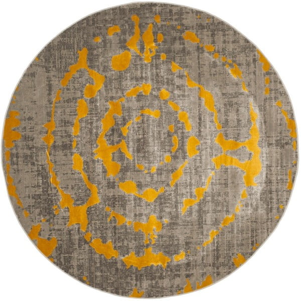 Žuti tepih Webtappeti Abstract, 155 cm
