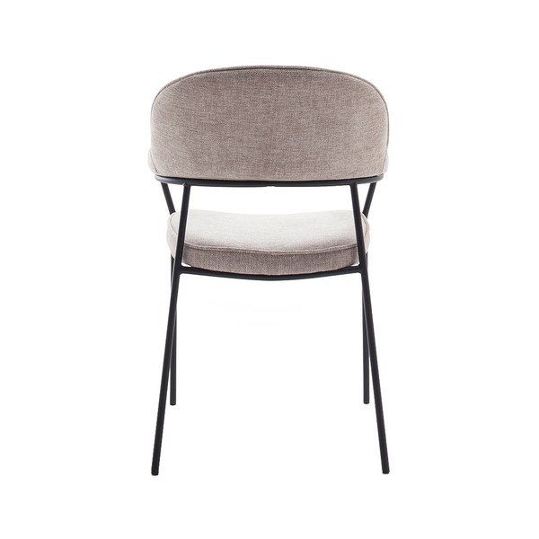 Bež blagovaonska stolica s naslonima za ruke Kindersley – Unique Furniture-image-4