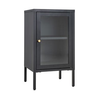 Crna metalna vitrina 38x70 cm Dalby – House Nordic