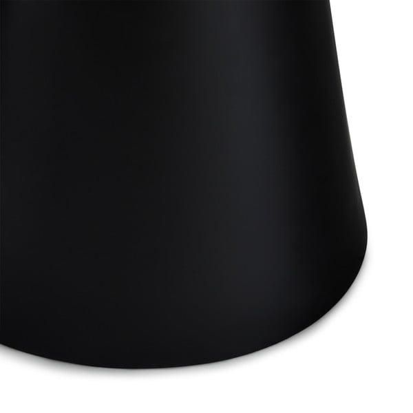 Crni/tamno sivi stolić za kavu s pločom stola u mramornom dekoru ø 60 cm Tango – Furnhouse-image-2