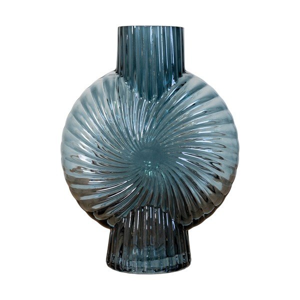 Plava staklena vaza (visina 20,5 cm) Sia – House Nordic