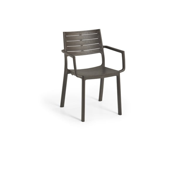 Tamno siva plastična vrtna stolica Metaline – Keter