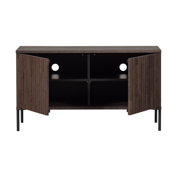 Smeđa TV komoda u dekoru jasena 100x56x44 cm Gravure – WOOOD-image-3