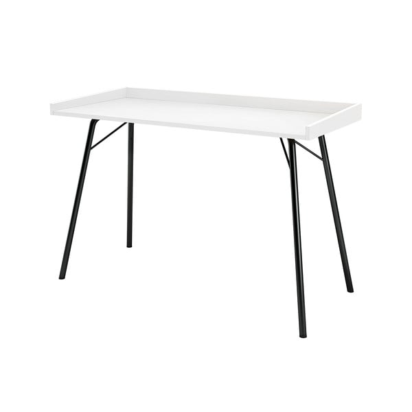 Radni stol s bijelom pločom 52x115 cm Rayburn – Woodman