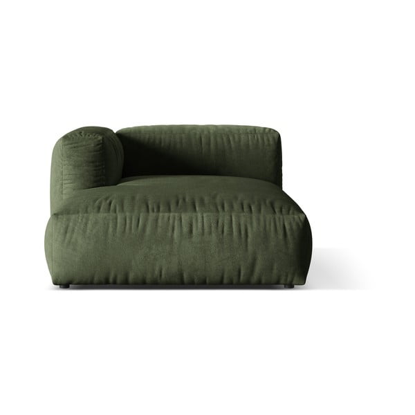Zelena baršunasti modularna sjedeća garnitura (s lijevim kutom) Martina – Micadoni