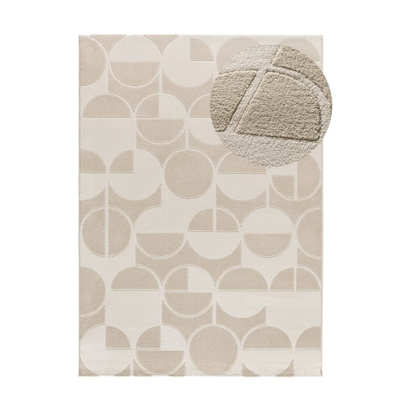 Krem/boje slonovače tepih 80x150 cm Flora – Universal