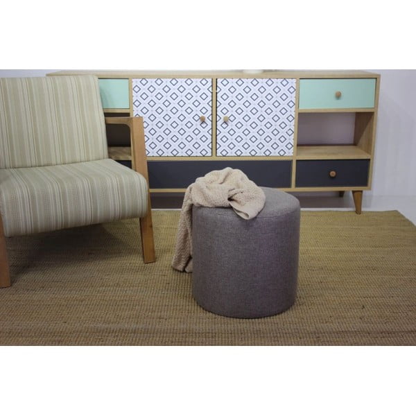 Sivi tabure Silindir – Balcab Home-image-2