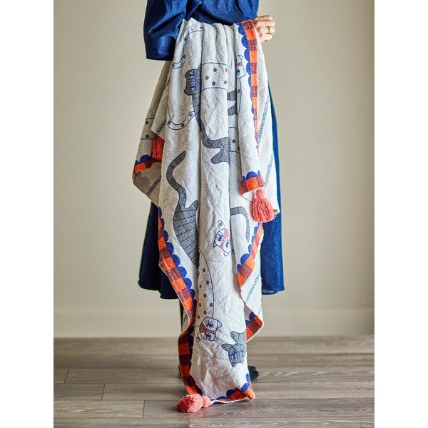 Deka od mješavine pamuka 130x155 cm Missy – Bloomingville-image-2