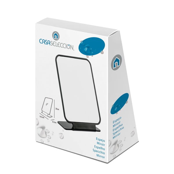 Kozmetičko ogledalo 14,5x18,5 cm - Casa Selección-image-4