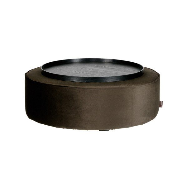 Smeđi pouf DRVO-image-1