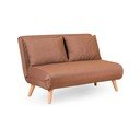 Smeđa sklopiva sofa 120 cm Folde – Artie