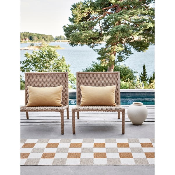 Oker žuta/bež unutarnja i vanjska staza 70x240 cm Pix Vanilla Ochre – Pappelina-image-3