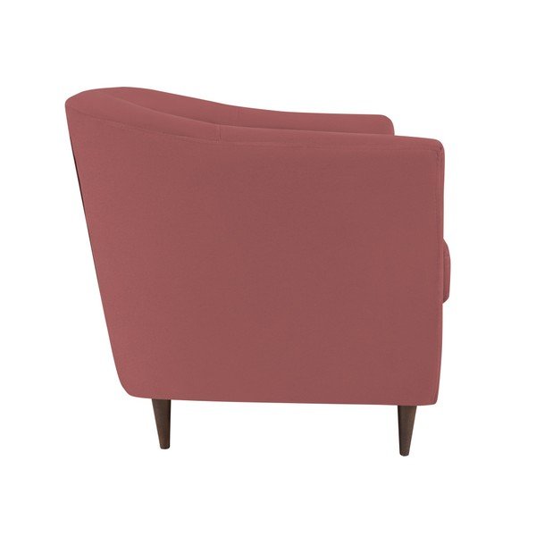 Ružičasto-crvena sofa Kooko Home Love, 125 cm-image-4