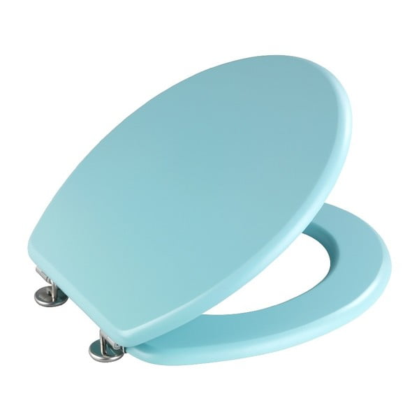 Svjetloplava WC daska Wenko Prima Light Blue, 41 x 37 cm-image-2