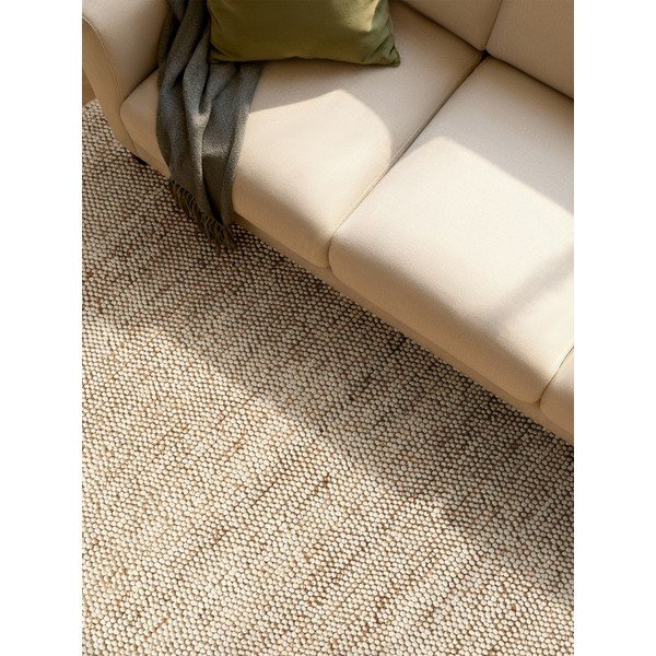 Bež ručno rađen tepih od mješavine vune 80x150 cm Peas – Villeroy&Boch-image-2