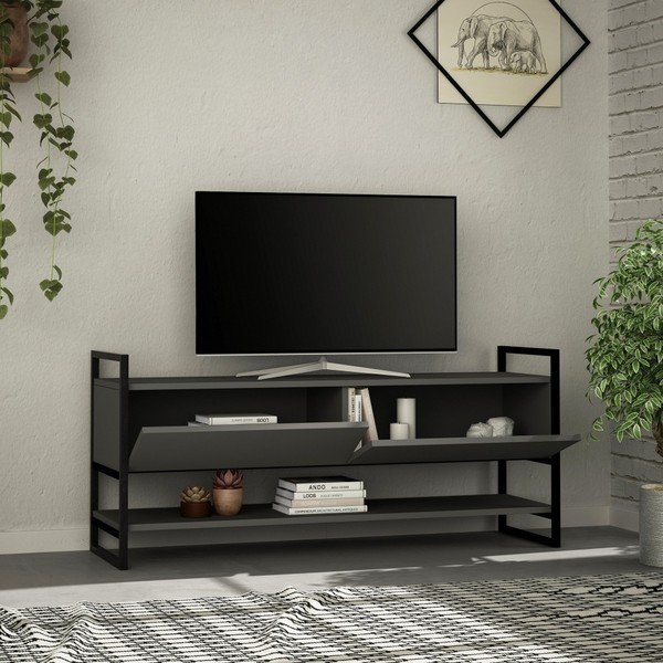 Antracit TV stolić Metola Anthracite-image-3