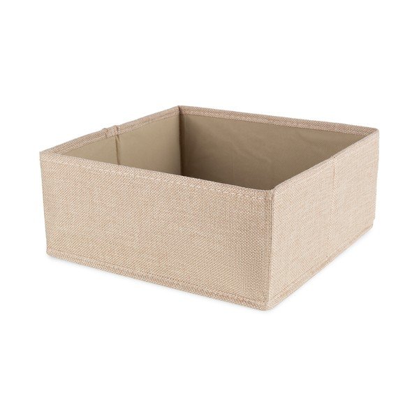 Bež tekstilna kutija za pohranu 28x12x12 cm Sandy – Compactor