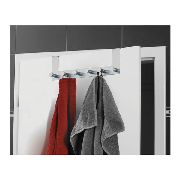 Metalna vješalica za vrata srebrne boje 39 cm Celano - Wenko-image-2