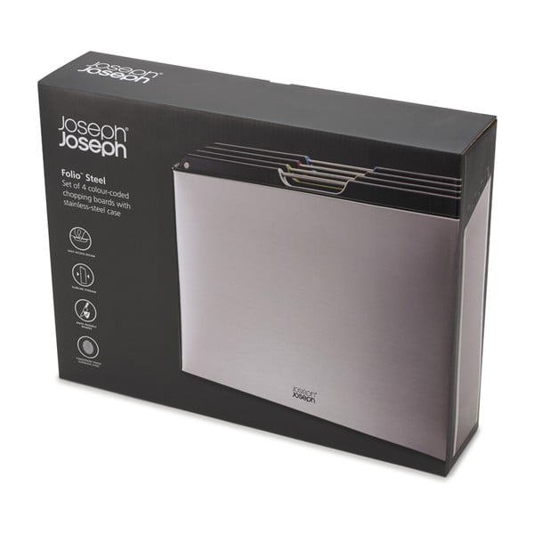 Daske za rezanje u setu od 4 komada sa postoljem 7x35,5 cm Folio - Joseph Joseph-image-4