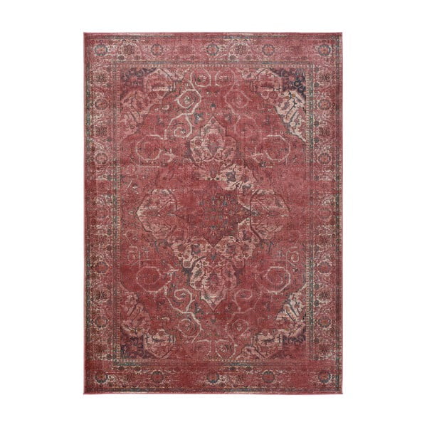 Crveni tepih od viskoze Universal Lara Rust, 60 x 110 cm