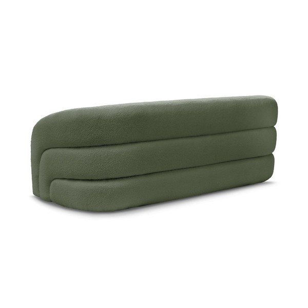 Zelena sofa od bouclé tkanine 193 cm Elina – Bobochic Paris-image-4
