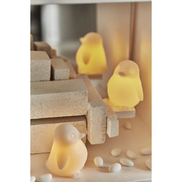 Bijeli svjetlosni ukras na baterije ø 7 cm Lou – Sirius-image-1