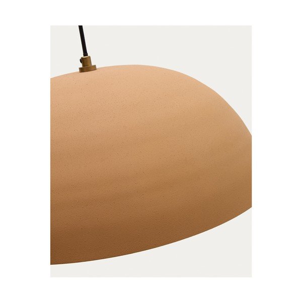 Narančasta metalna viseća svjetiljka ø 46 cm Nibla – Kave Home-image-4
