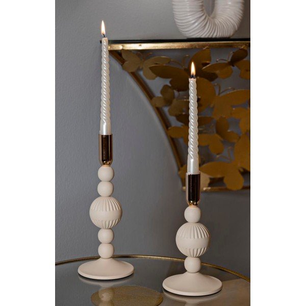 Metalni svijećnjaci u setu 2 kom Aster – Mauro Ferretti-image-1