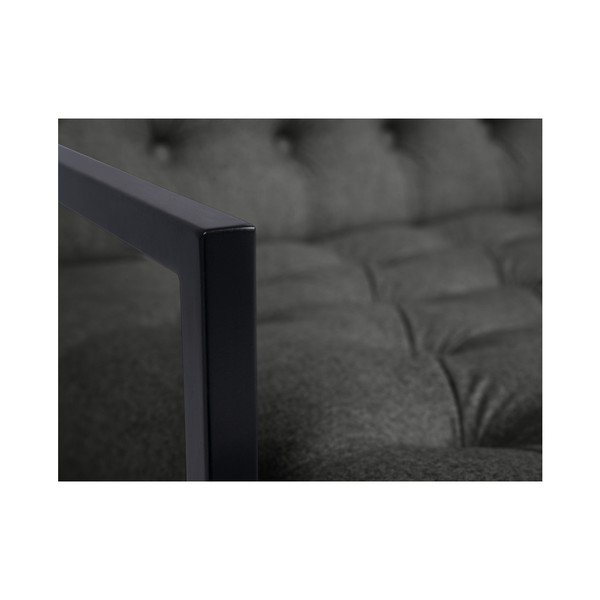 Tamno siva fotelja Mazzini Sofas Aster-image-1