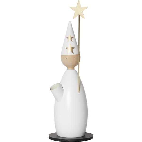 Bijeli svjetlosni ukras s božićnim motivom ø 12 cm Lucia Classic – Star Trading