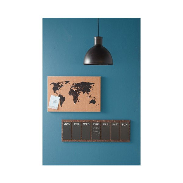 Zidna ploča s tjednim planerom PT LIVING Cork, 78 x 25 cm-image-1