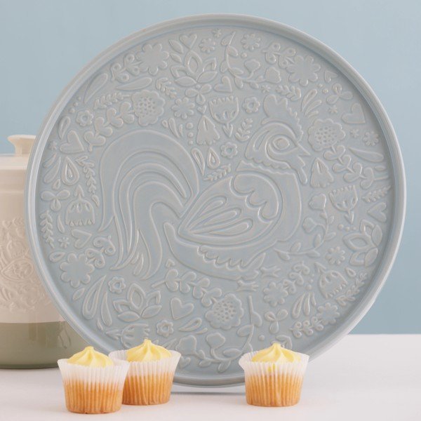 Prljavo plavi keramički tanjur za serviranje ø 30 cm Home to Roost – Mason Cash-image-1