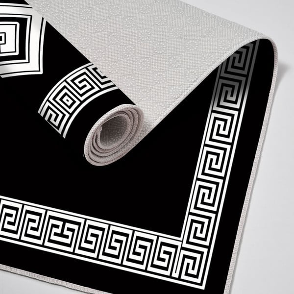 Crno-bijeli kupaonski tepisi u setu od 2 kom - Foutastic-image-1