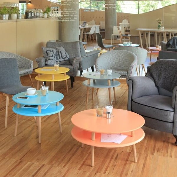 UFO stolić 35x70 cm, crni-image-1