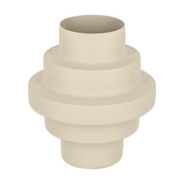 Bež čelična vaza (visina 23 cm) Velia – Kave Home