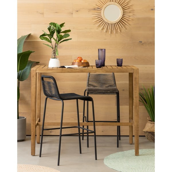 Vrtni blagovaonski stol od drveta eukaliptusa Kave Home Cybille, 130 x 80 cm-image-4