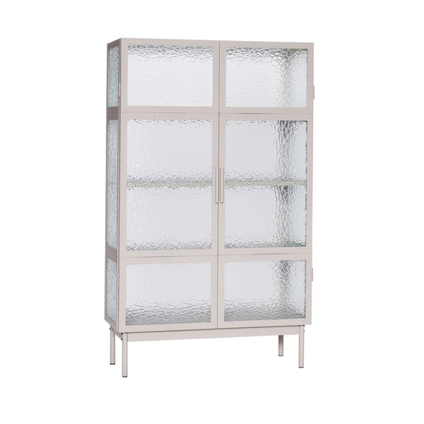 Bijela metalna vitrina 92x151 cm Plex – Hübsch