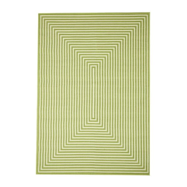 Zeleni vanjski tepih Floorita Braid, 200 x 285 cm