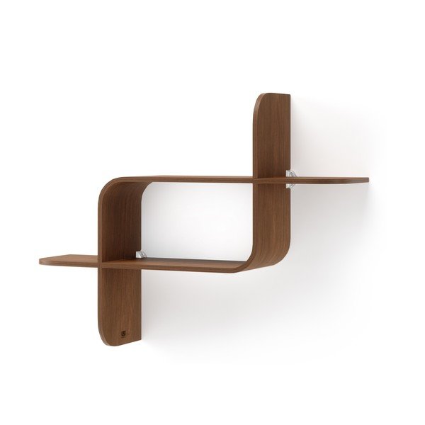 Podna polica od gumenog drva u prirodnoj boji Montage - Umbra-image-2