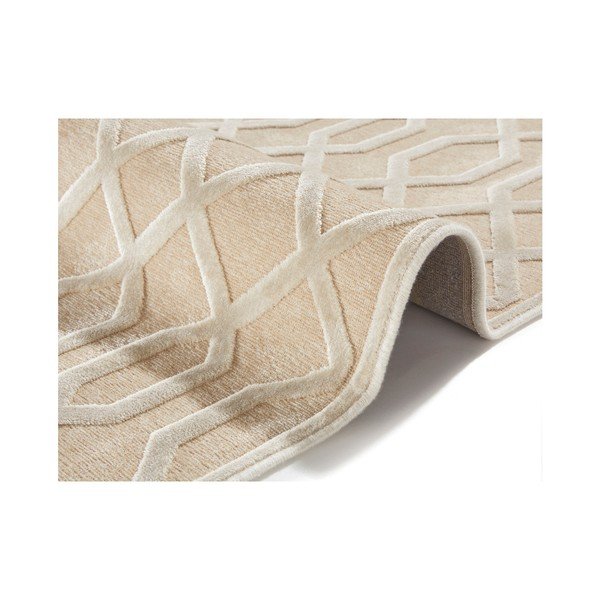 Krem tepih od viskoze Mint Rugs Caine, 160 x 230 cm-image-2