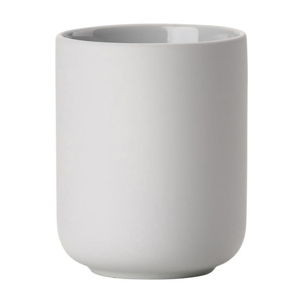 Svjetlosiva kupaonska čaša od kamenine Zone Soft Grey