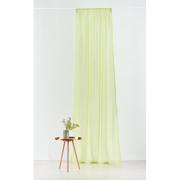 Žuto-zelena prozirna zavjesa 300x245 cm Voile – Mendola Fabrics