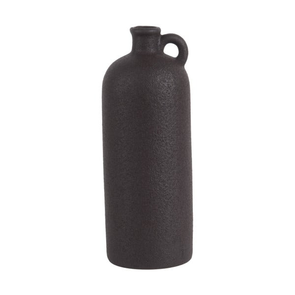 Tamnosmeđa keramička vaza PT LIVING Burly, visina 27 cm