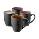 Crne keramičke šalice u setu 4 kom 300 ml Gastro Black/Mix – Bitz