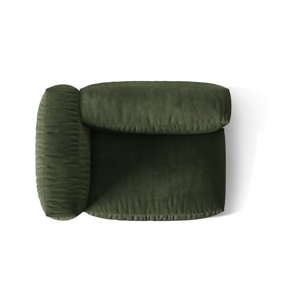 Zelena baršunasti modularna sjedeća garnitura (s lijevim kutom) Martina – Micadoni -image-3