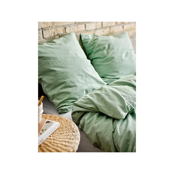 Svijetlo zelena pamučna posteljina za krevet za jednu osobu 140x200 cm Cheerful – Södahl-image-1