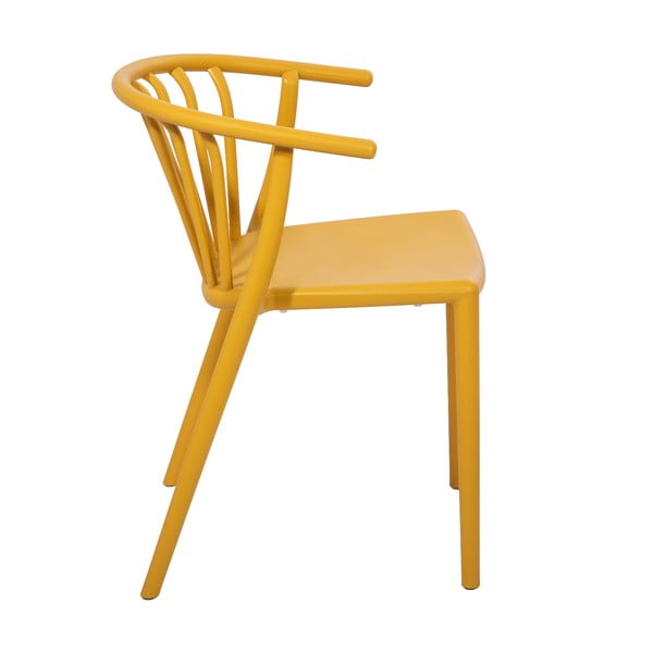 Žuta vrtna stolica Bonami Essentials Capri-image-3