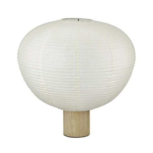 Bijela/u prirodnoj boji stolna lampa s papirnim sjenilom (visina 45 cm) Kami – Blomus
